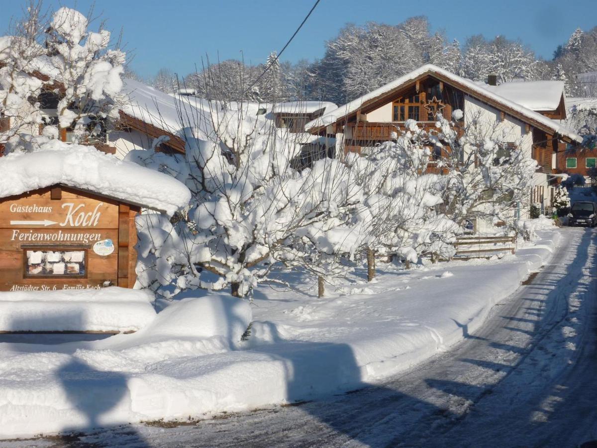 フィッシェンGastehaus Kochアパートメント エクステリア 写真